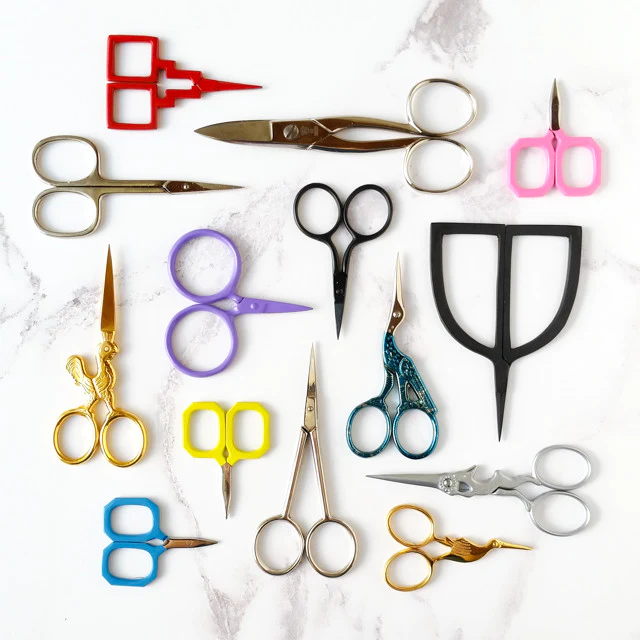 Embroidery tools, scissors