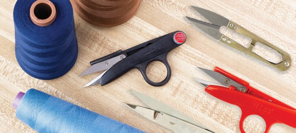 Embroidery tools, clipper of different colors