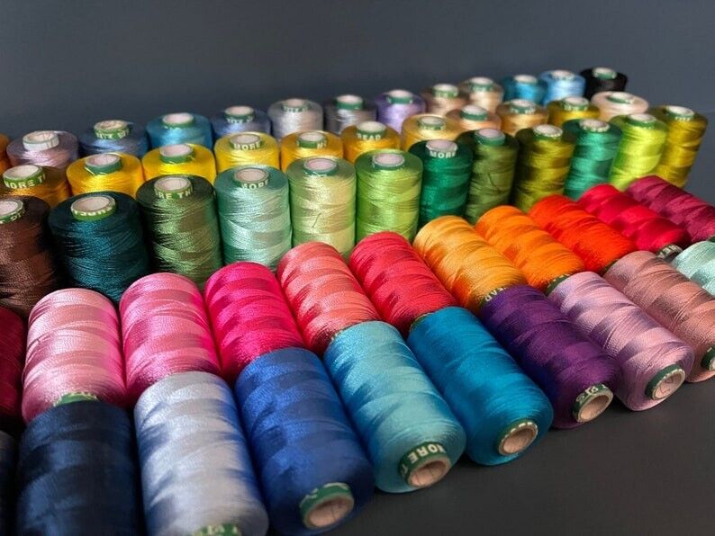 Embroidery Thread Organization Stitch Tangle-color coordination