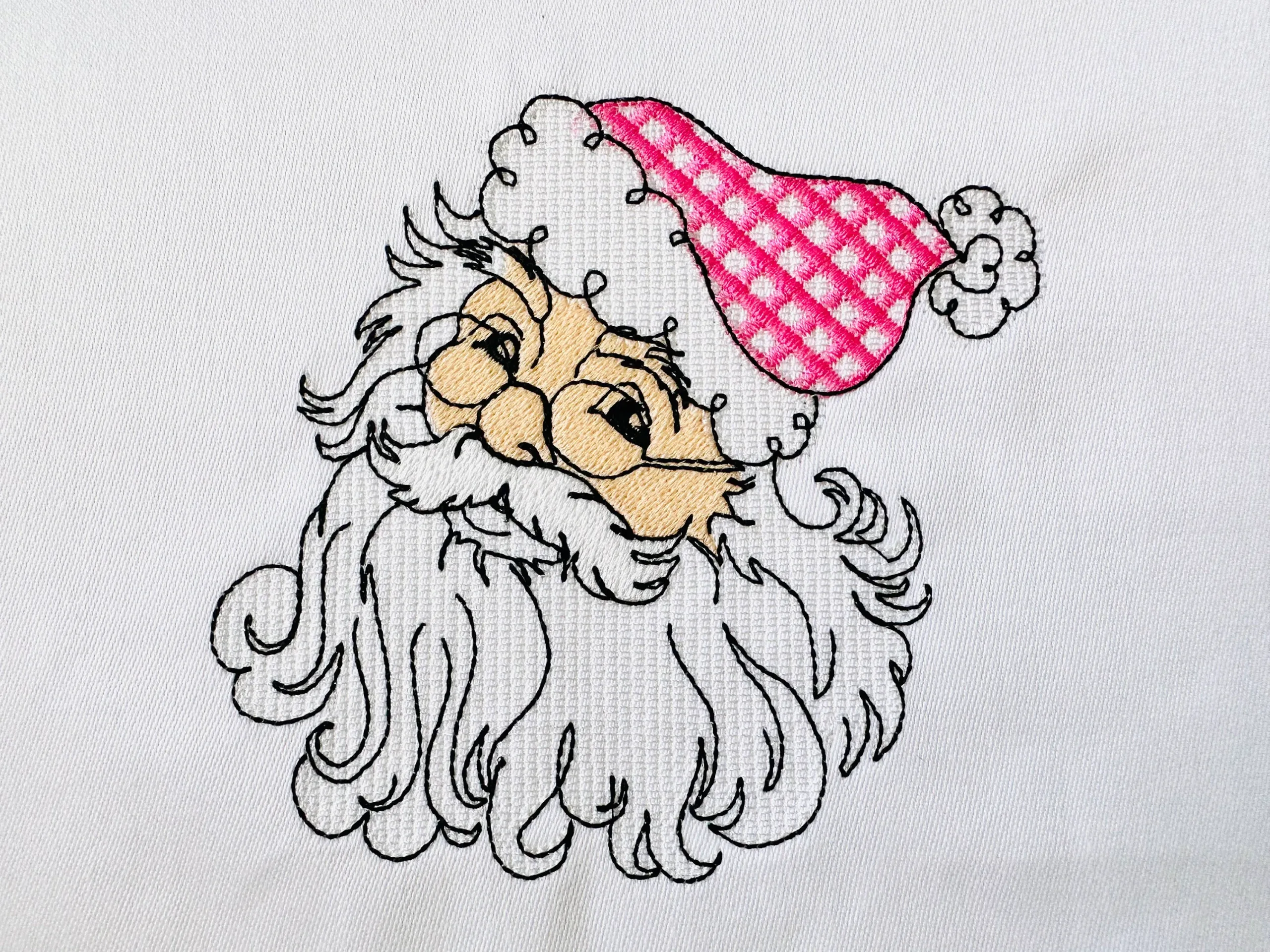 the art of embroidered portrait machine
