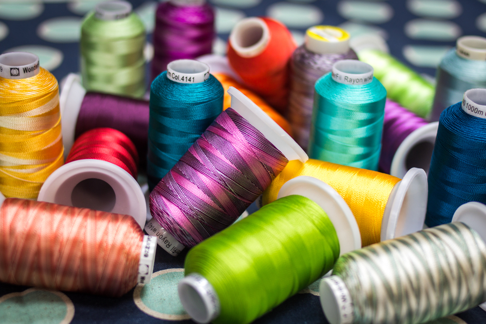 embroidery thread, rayon