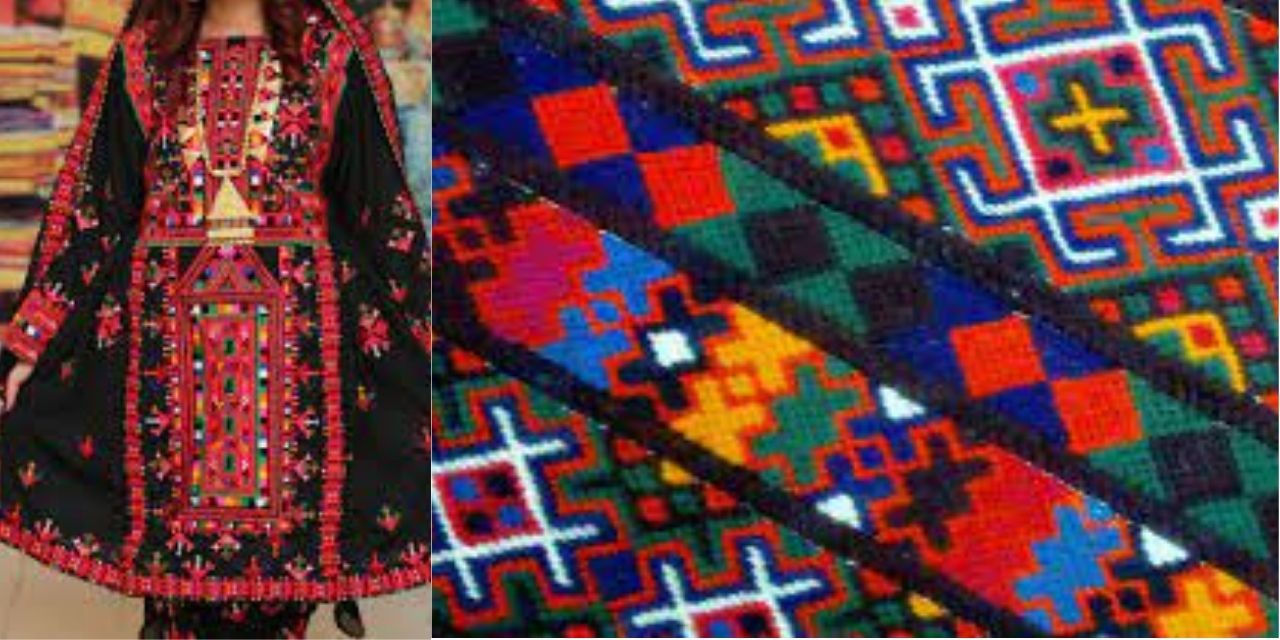 Embroidery techniques Balochi Embroidery