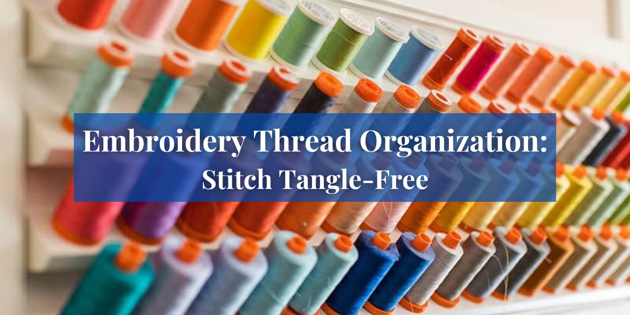 Embroidery Thread Organization: Stitch Tangle-Free
