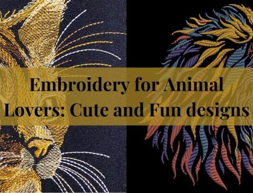 Embroidery for Animal Lovers: Cute and Fun designs