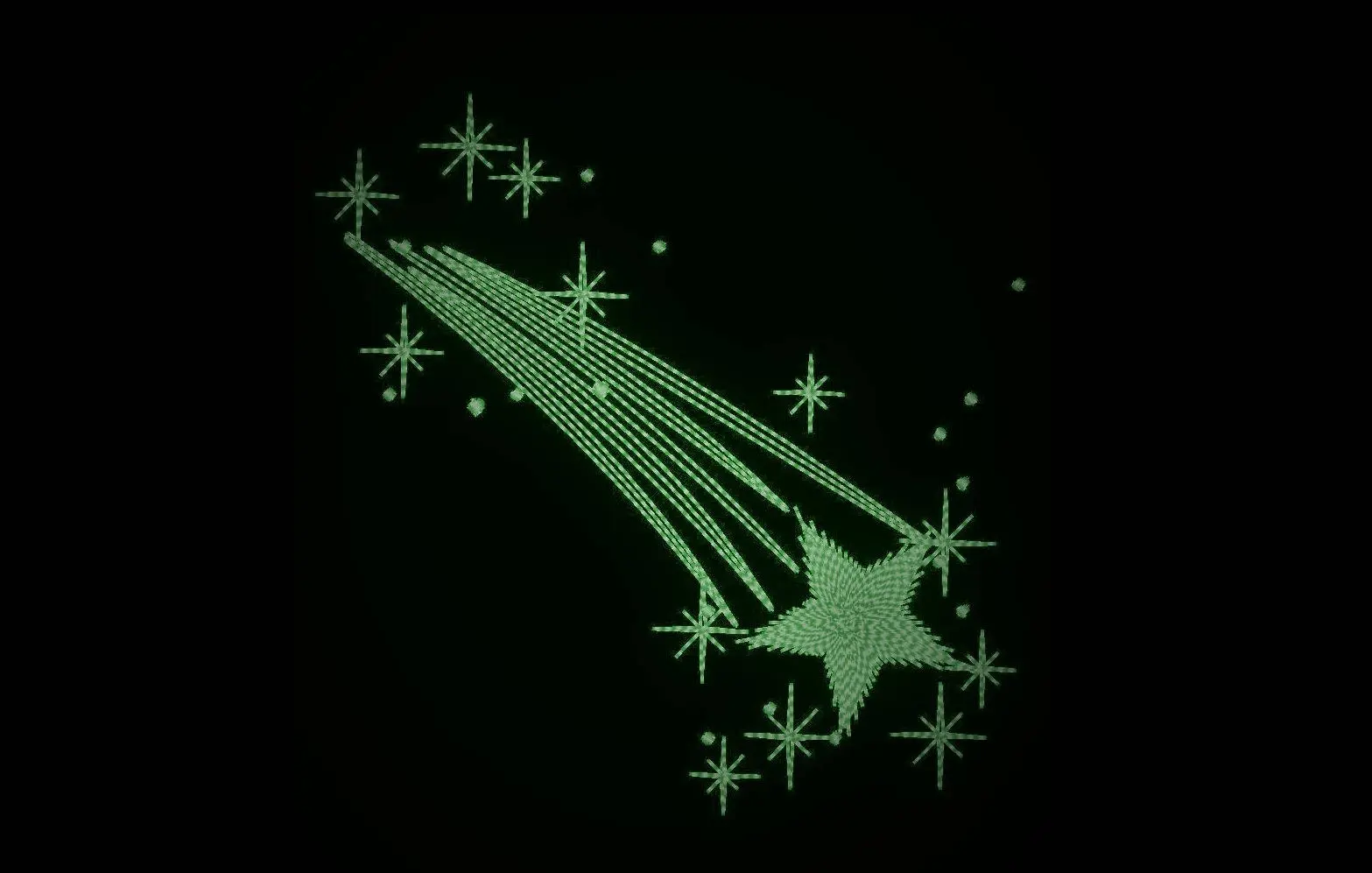 Machine Embroidery Designs, glow in the dark